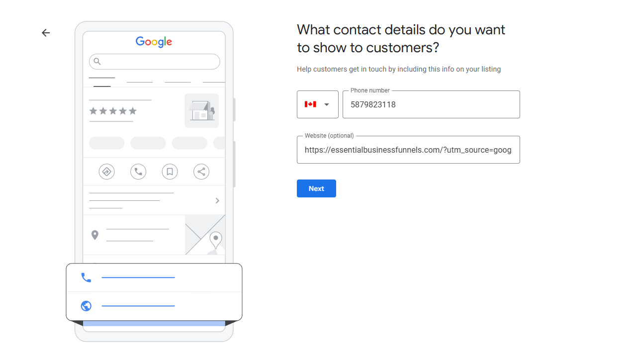enter-phone-and-website